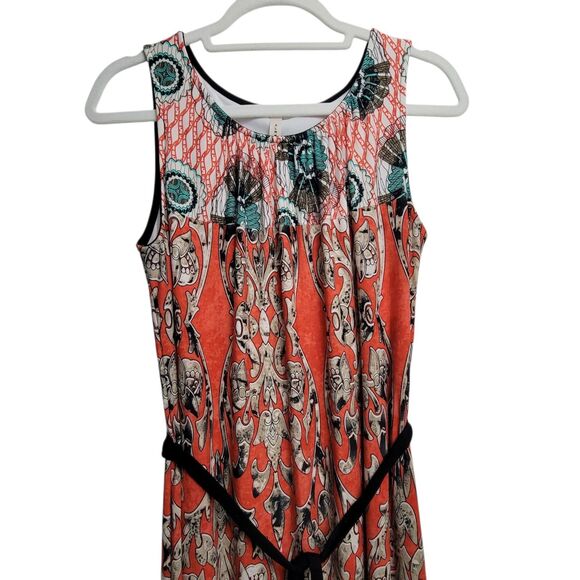 Gilli Made In USA Pattern Maxi  Dress Size Small - Picture 3 of 10